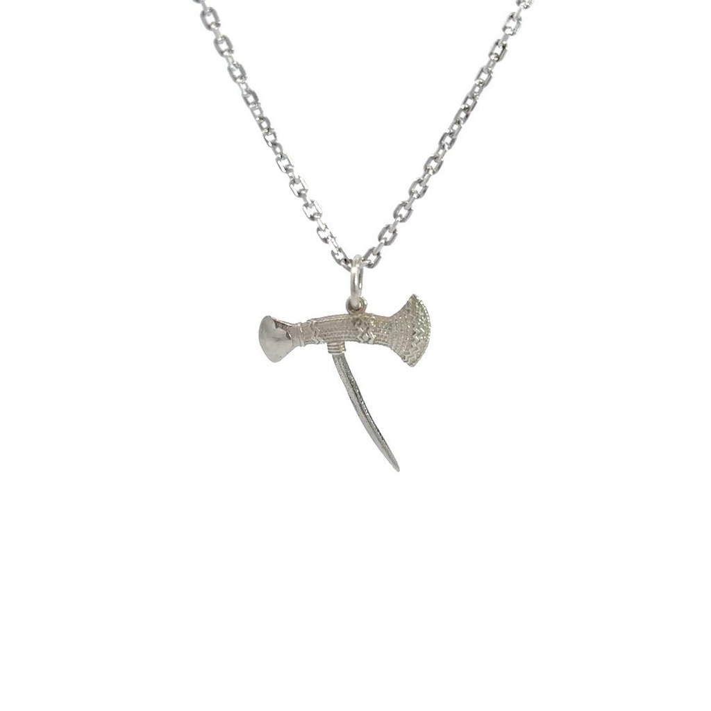 Silver Hagen Axe Pendant In Small Size