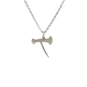 Silver Hagen Axe Pendant In Small Size