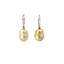 South Sea Pearls On 18K Shepherds Hooks