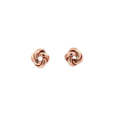 Knot Earrings In 9K Rose Gold