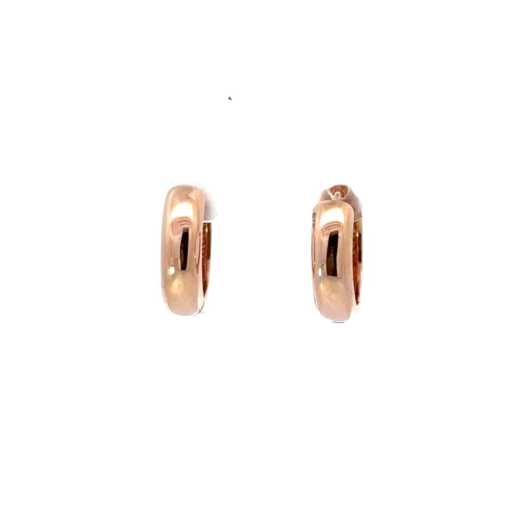 Hoop Earrings In 9K Rose Gold