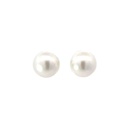 South Sea Pearl Stud Earrings In 18K Yellow Gold
