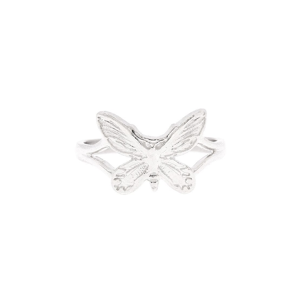 Birdwing Butterfly Ring In Sterling Silver