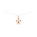 Petals Plated Step by Step Turtle Silver Necklace