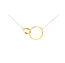 Petals Silver Necklace | "I Love You"