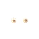 Freshwater Pearl Stud Earrings In 14K White Gold