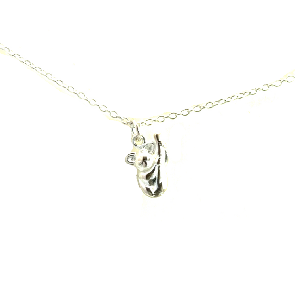 Petals Sterling Silver Koala Necklace