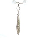 Crocodile Keyring In Sterling Silver