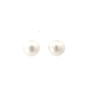 South Sea Pearls On 18K White Gold Stud