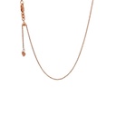 Rose Gold Extender Chain Necklace 18K