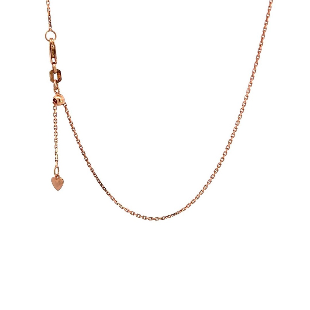 Extender Necklace | Radiant 9K Rose Gold 47cm