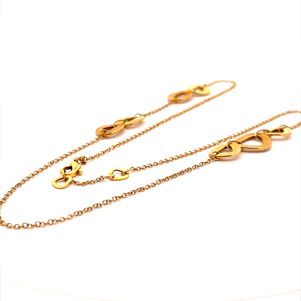 Necklace With Links In 18K Yellow Gold