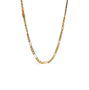 Figaro Necklace In 9K Yellow Gold