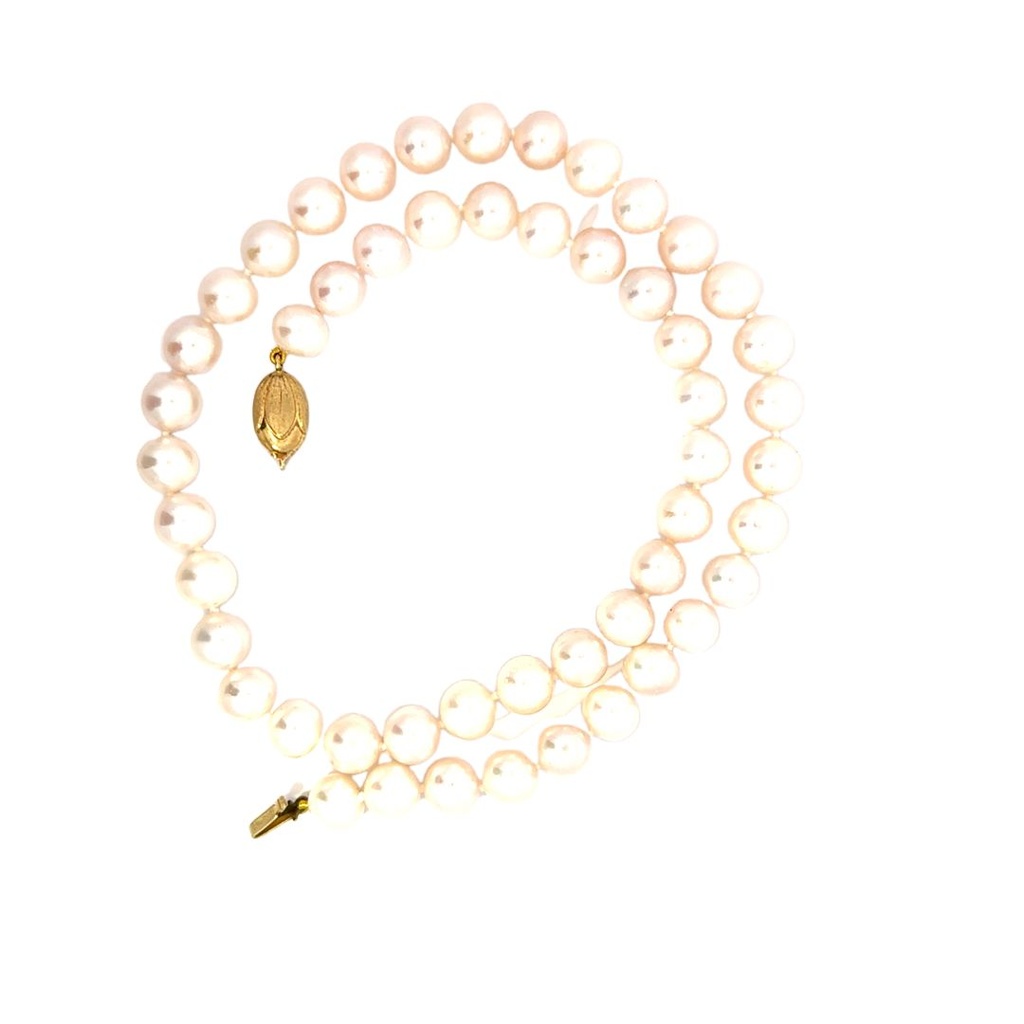 Freshwater Pearl Necklace 14K Clasp