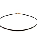 Neoprene Necklace With 9K Clasp