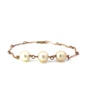 Bracelet With South Sea Pearls In 9K Rose