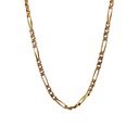 Figaro Necklace In 9K Yellow Gold