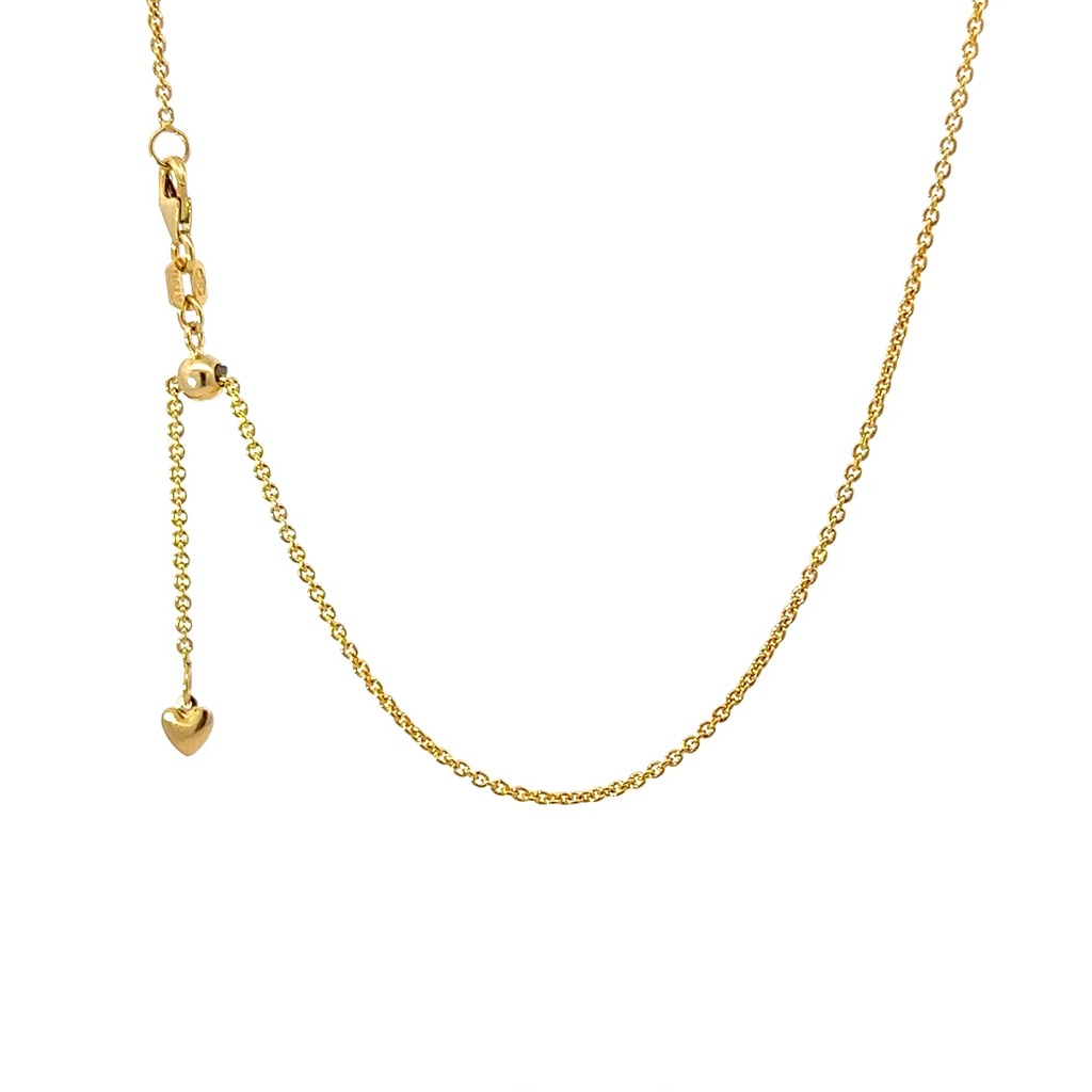 Extender Necklace In 9K Yellow Gold 47cm