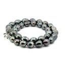 Tahitian Black Semi Baroque Pearl Strand