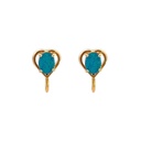 Doublet Opal Earrings | 14K Gold Screw-On