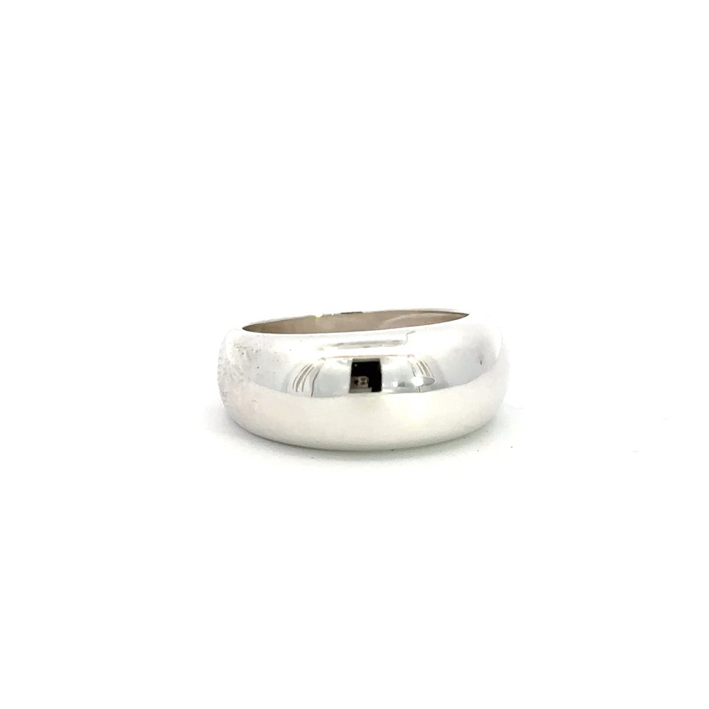 10mm Domed Ring In Sterling Silver