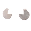 Silver Pacman Earrings