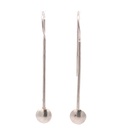 Silver Bar Drop With Concave Disc