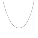 White Gold Necklace In 9K