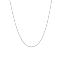 Necklace In 18K White Gold 1mm & 45cm