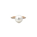 South Sea Pearl & Diamond in 18K Rose Gold