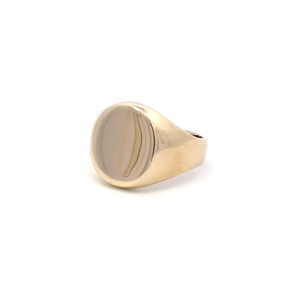 Signet Ring In 9K Yellow Gold