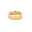 Rose Gold Pipe Ring In 18K