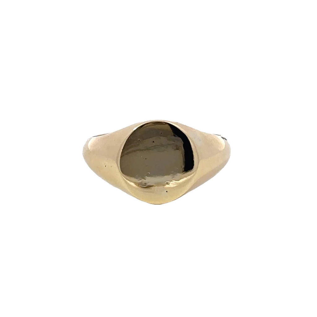 Signet Ring In 18K Yellow Gold