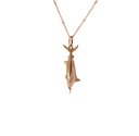 Marlin Pendant In 9K Rose Gold