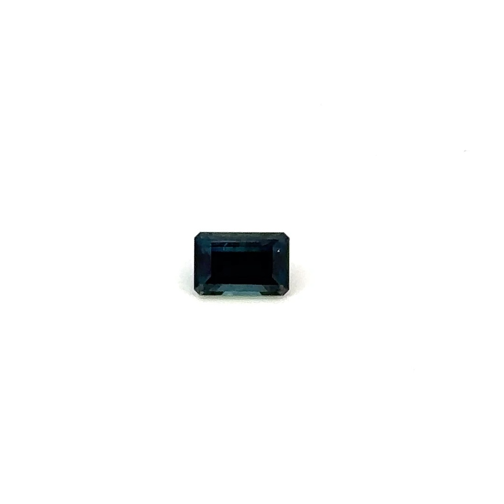 Emerald Cut Blue Sapphire Unheated 1.32ct