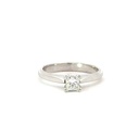Princess Cut Diamond Engagement Ring In 18K