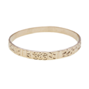 Bangle Inspired By Gustav Klimt In 9K Yellow Gold