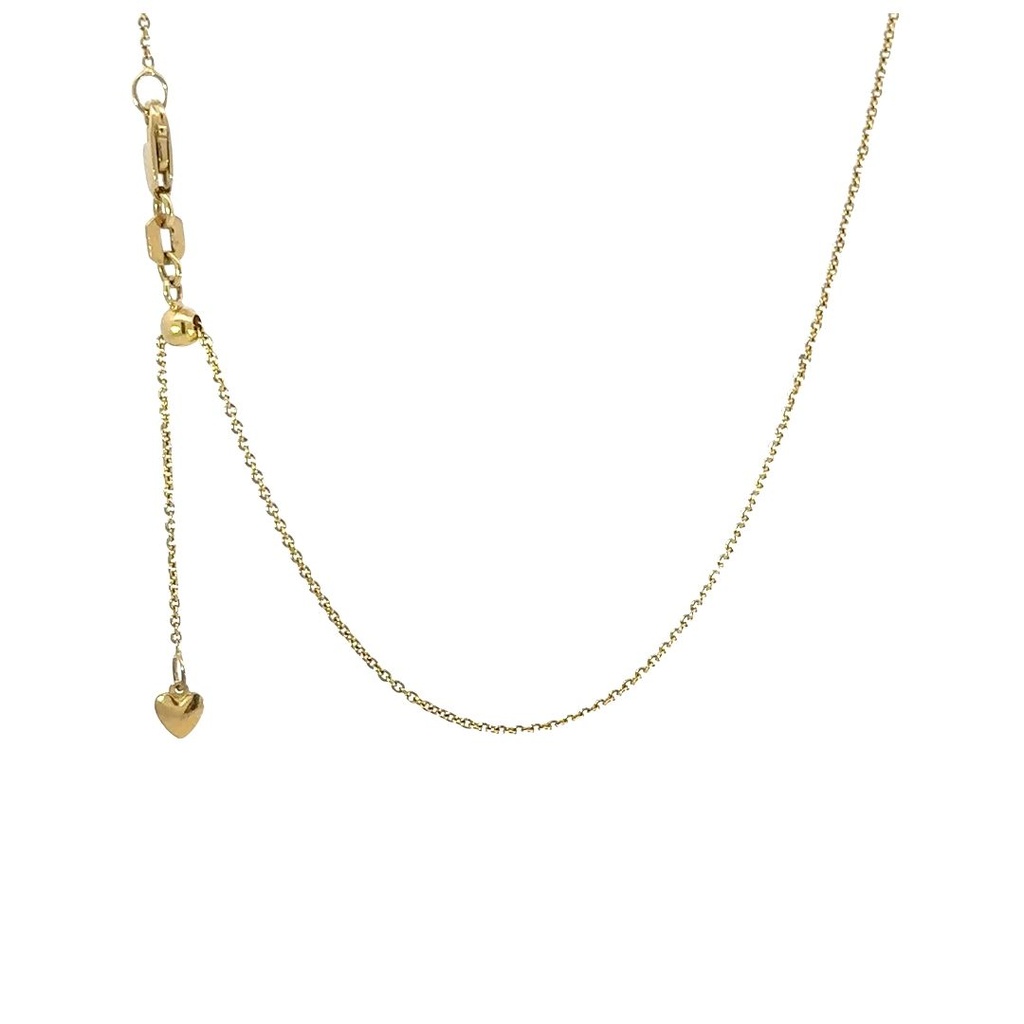 Extender Chain Necklace | Gleaming 18K Gold 47cm