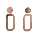 Rose Gold Plated Brass Earrings
