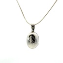 Engraved Locket In Sterling Silver