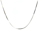 Shiny Snake Necklace In Sterling Silver 40cm