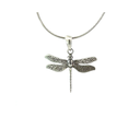 Dragonfly Pendant In Sterling Silver
