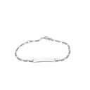 Name Plate Baby Bracelet In Sterling Silver