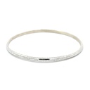 Bangle With Dots In Sterling Silver