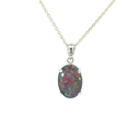 Opal Pendant | Triplet In Sterling Silver