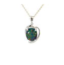 Opal Pendant | Triplet In Sterling Silver