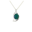 Opal Pendant | Aussie Triplet Opal In Silver