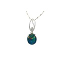 Opal Pendant | Triplet Set In Sterling Silver