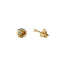 Diamond 0.04ct Stud Earring In 9K Yellow Gold