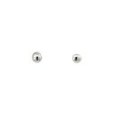 Ball Stud Earrings In Sterling Silver